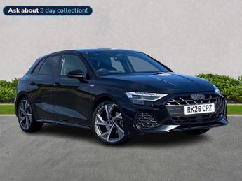 Audi A3 1.5 Tfsi Black Edition Sportback 5Dr Petrol S Tronic Euro 6 (S/S