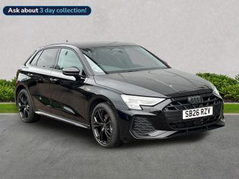 Audi A3 1.5 Tfsie Black Edition Sportback 5Dr Petrol Plug-In Hybrid S Tr