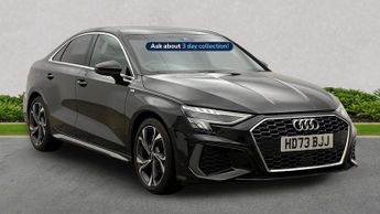 Audi A3 1.5 Tfsi 35 S Line Saloon 4Dr Petrol Manual Euro 6 (S/S) (150 Ps