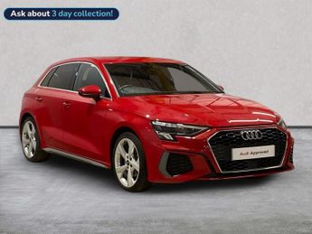 Audi A3 1.5 Tfsi 35 S Line Sportback 5Dr Petrol S Tronic Euro 6 (S/S) (1