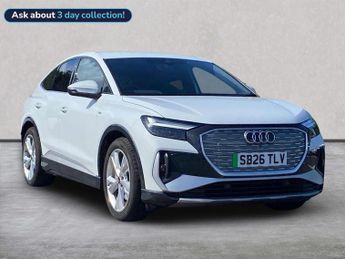 Audi Q4 45 S Line Sportback 5Dr Electric Auto 82Kwh (286 Ps)