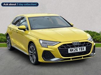 Audi A3 1.5 Tfsi S Line Sportback 5Dr Petrol S Tronic Euro 6 (S/S) (150 