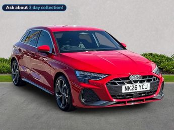 Audi A3 1.5 Tfsi S Line Sportback 5Dr Petrol S Tronic Euro 6 (S/S) (150 