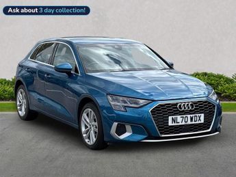 Audi A3 1.5 Tfsi 35 Sport Sportback 5Dr Petrol Manual Euro 6 (S/S) (150 