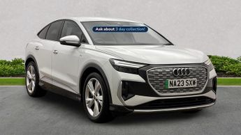 Audi Q4 40 S Line Sportback 5Dr Electric Auto 82Kwh (204 Ps)