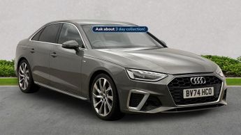Audi A4 2.0 Tfsi 40 S Line Saloon 4Dr Petrol S Tronic Euro 6 (S/S) (204 