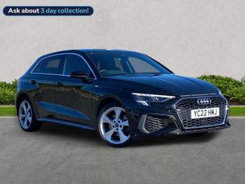 Audi A3 40 Tfsi E S Line 5Dr S Tronic [Comfort+Sound]