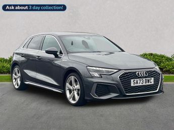 Audi A3 1.0 Tfsi 30 S Line Sportback 5Dr Petrol Manual Euro 6 (S/S) (110