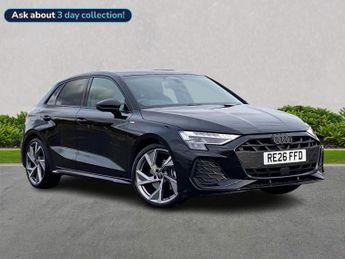Audi A3 1.5 Tfsi Black Edition Sportback 5Dr Petrol S Tronic Euro 6 (S/S