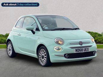 Fiat 500 1.2 Lounge Hatchback 3Dr Petrol Manual Euro 6 (S/S) (69 Bhp)