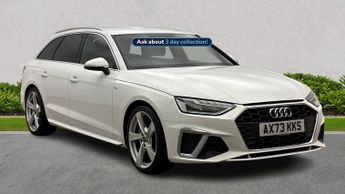 Audi A4 2.0 Tfsi 40 S Line Estate 5Dr Petrol S Tronic Euro 6 (S/S) (204 