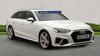 Audi A4 2.0 Tfsi 40 S Line Estate 5Dr Petrol S Tronic Euro 6 (S/S) (204 