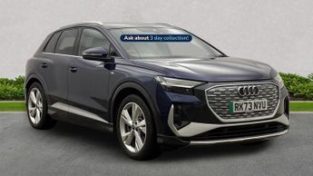 Audi Q4 150Kw 40 82Kwh S Line 5Dr Auto [Tech Pack]