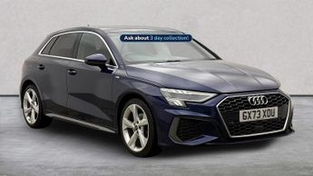 Audi A3 1.0 Tfsi 30 S Line Sportback 5Dr Petrol Manual Euro 6 (S/S) (110