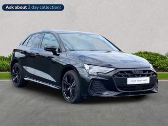 Audi A3 1.5 TFSIe Black Edition Sportback 5dr Petrol Plug-in Hybrid S Tr