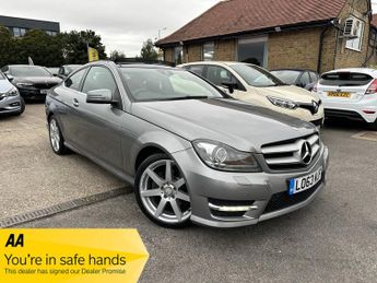 Mercedes C Class 1.6 C180 AMG Sport Coupe 2dr Petrol G-Tronic+ Euro 6 (s/s) (156 