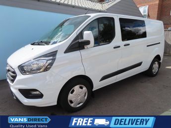 Ford Transit 320 TREND 2.0 TDCI 130 6 SEAT CREW  NEW WET BELT SAT NAV CRUISE 