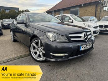 Mercedes C Class 1.6 C180 AMG Sport Coupe 2dr Petrol G-Tronic+ Euro 6 (s/s) (156 