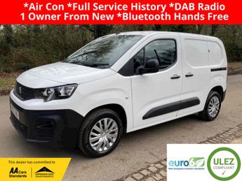 Peugeot Partner 1.5 BlueHDi 1000 Professional Standard Panel Van 5dr Diesel Manu