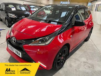 Toyota AYGO 1.0 VVT-i x-cite 4 Red Bi-Tone Hatchback 5dr Petrol Manual Euro 