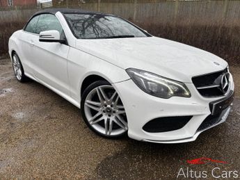 Mercedes E Class 2.0 E200 AMG Line Edition Cabriolet 2dr Petrol G-Tronic+ Euro 6 