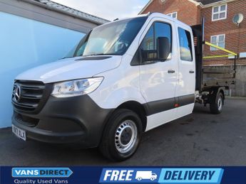 Mercedes Sprinter 315 PROGRESSIVE 2.0 CDI 150 7 SEAT DOUBLE CAB TIPPER 3.4 M BED L