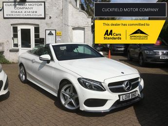 Mercedes C Class 2.1 C220d AMG Line (Premium Plus) Cabriolet 2dr Diesel G-Tronic+