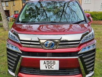 Toyota Vellfire 2.5L HYBRID EDITION-UNIQUE RED COLOR-ULEZ/CAZ PASS-FREE 48MONTHS