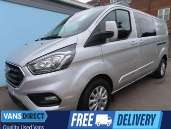 Ford Transit 320 LIMITED ECOBLUE CREW VAN AIR CON ALLOY WHEELS PARKING SENSOR