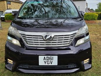 Toyota Vellfire 2.4L PETROL-HOT/COOL BOX-ULEZ/CAZ PASS-FREE 24MONTHS GOLD WARRAN