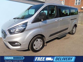 Ford Tourneo Custom 320 2.0 ECOBLUE 130 9 SEAT AUTO NEW WET BELT AIR CON CRUISE F+R 