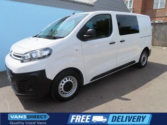 Citroen Dispatch M 1400 ENTERPRISE 2.0 BLUEHDI 120 6 SEAT CREW AIR CON CRUISE MWB