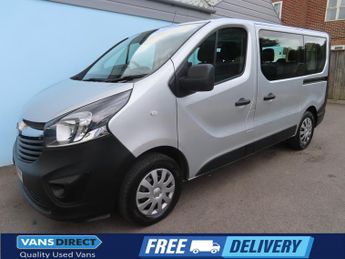 Vauxhall Vivaro COMBI 1.6 CDTI 120 9 SEAT MINIBUS AIR CON EURO 6 SWB