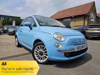 Fiat 500 1.2 Lounge Convertible 2dr Petrol Manual Euro 5 (69 bhp)