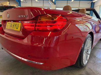 BMW 4 Series 2.0 420d Luxury Convertible 2dr Diesel Auto Euro 6 (s/s) (184 ps