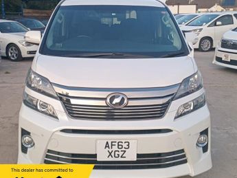 Toyota Vellfire 2.4L PETROL-G EDITION-CAPTAIN SEATS-ULEZ/CAZ PASS-FREE 18MONTHS 