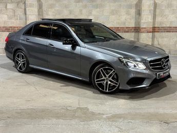 Mercedes E Class 3.0 E350 V6 BlueTEC AMG Night Edition (Premium) Saloon 4dr Diese