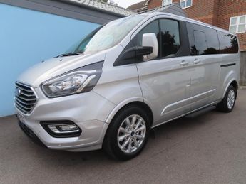 Ford Tourneo Custom 2.0 320 EcoBlue Titanium Minibus 9 SEAT AUTO AIR CON ALLOYS CRUI