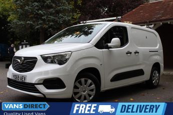 Vauxhall Combo 1.6 Turbo D 2300 Sportive Panel Van AIR CON PARKING SENSORS BLUE