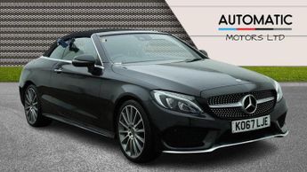 Mercedes C Class 2.0 C200 AMG Line Cabriolet 2dr Petrol G-Tronic+ Euro 6 (s/s) (1