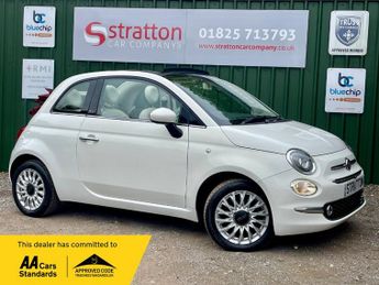 Fiat 500 1.2 ECO Lounge Convertible 2dr Petrol Manual Euro 6 (s/s) (69 bh