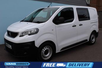 Peugeot Expert PROFESSIONAL COMPACT 1.5 HDI 100 6 SEAT CREW SAT NAV AIR CON SWB