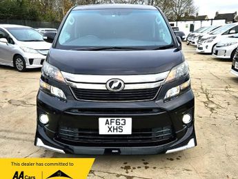 Toyota Vellfire GOLDEN EYES- 2.4L PETROL- UPGRADED CAR -ULEZ/CAZ PASS-FREE 40MON
