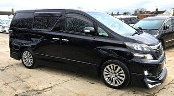 Toyota Vellfire GOLDEN EYES- 2.4L PETROL- UPGRADED CAR -ULEZ/CAZ PASS-FREE 40MON