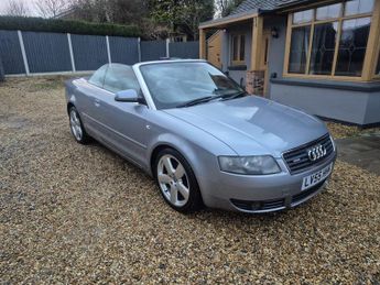 Audi A4 1.8T S line Convertible 2dr Petrol Manual, 163 bhp)