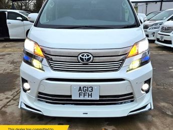 Toyota Vellfire 3.5L-V6-GOLDEN EYES-DUAL SUNROOF-UPGRADED CAR-ULEZ/CAZ PASS-FREE