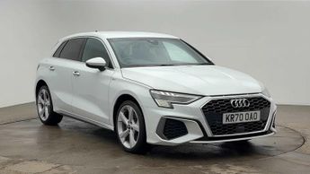 Audi A3 1.4 TFSIe 40 S line Sportback Petrol Plug-in Hybrid S Tronic Eur