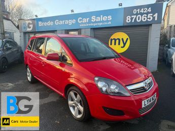 Vauxhall Zafira 1.8 16V Exclusiv MPV 5dr Petrol Manual Euro 5 (120 ps)