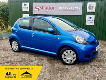Toyota AYGO 1.0 VVT-i Blue Hatchback 5dr Petrol MultiMode Euro 4 (67 bhp) Au