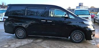 Toyota Vellfire 8 Seater- 2.4L PETROL-ULEZ/CAZ PASS-FREE 36MONTHS GOLD WARRANTY 